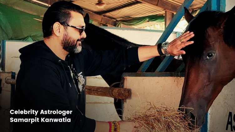 I love horses. They bring out compassion in me, says celebrity astrologer Samarpit Kanwatia