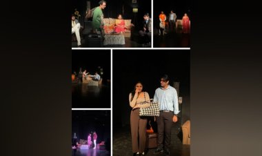 The play ‘’Under Secretary’’ was staged by Rang Gurukul Rangmandal .