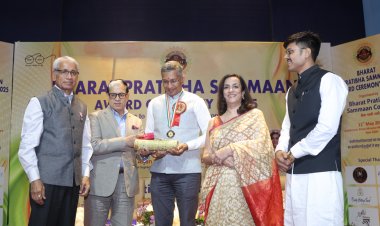 Renowned Vastu Expert Praveen P Nandinervanda Receives Prestigious Bharat Pratibha Sammaan Award in New Delhi