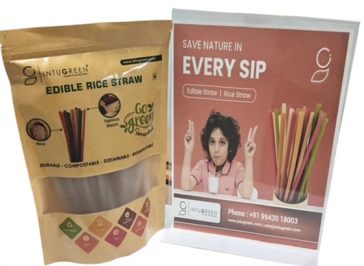 Edible Rice Straws: A Sustainable Innovation Shaping the Future of Eco-Friendly Drinking.