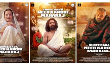 Poster of “Shree Baba Neeb Karori Maharaj” Film Launched in Lucknow with Grandeur