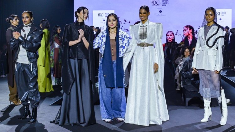 Where Cultures Collide Lakmē Fashion Week X FDCI X Moscow Presented ‘Hatsibana’ By Fatima Shogenova