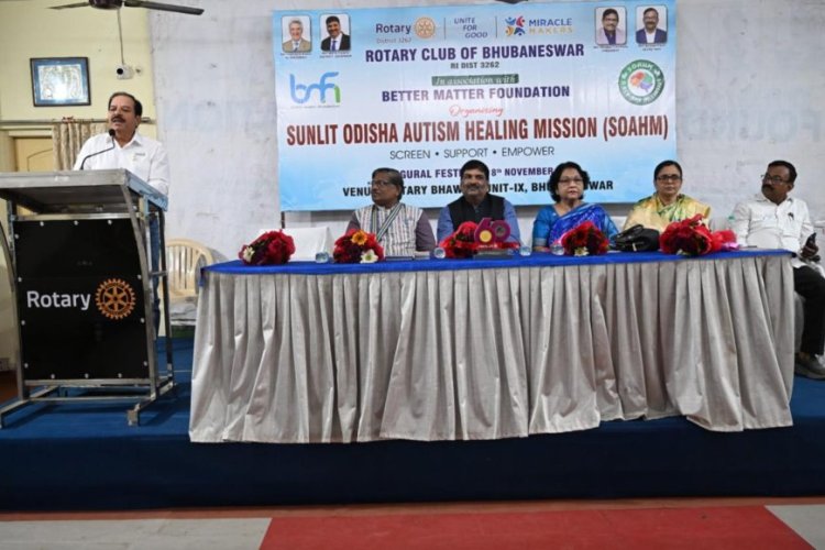 Rotary Club Launches “Sunlit Odisha Autism Healing Mission” to Empower Neurodivergent Children and Families