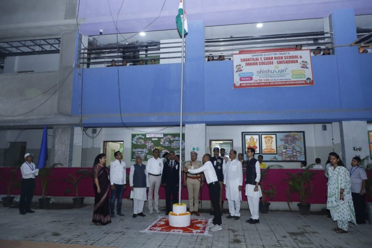 The Republic Day Celebration 2026 at Shantilal T. Shah High School and Junior College (Shishuvan), Nallasopara East
