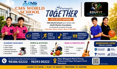 EDUFIT RHYTHM FOUNDATION and CMS World School Bahraich Launch Integrated After-School Learning Ecosystem for Students