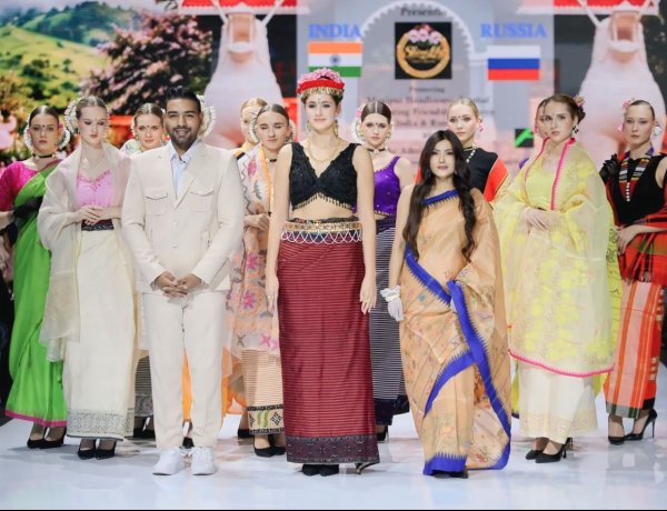 Fashion Entrepreneur Lily Lairenlakpam and Delhi Fashion Week Take Manipur’s Handlooms to Russia, Making the State Proud on the International Runway